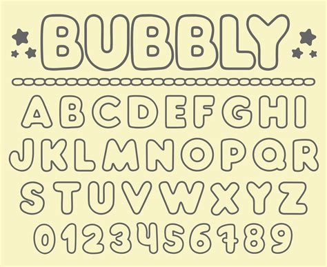 Bubbly Font Bubble Letters Font Bubble Font Svg Ttf Layred For Etsy