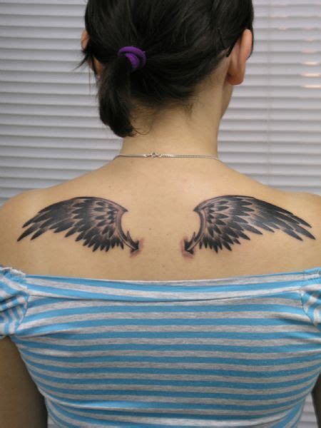 Tatuajes De ángeles Para Mujer Diseños Increibles Tatuajes De Alas De