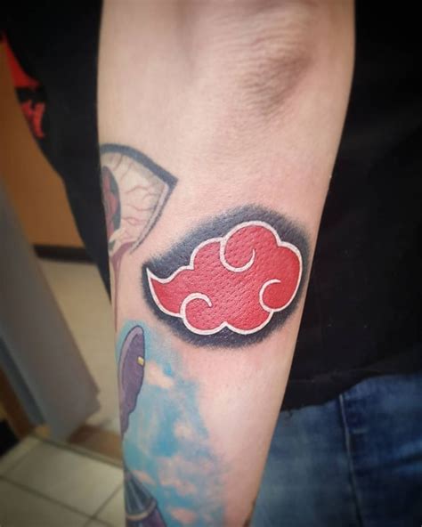 Akatsuki Cloud Tattoos Naruto Tattoo Cloud Tattoo Small Tattoos For