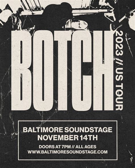 Sold Out Botch At Baltimore Soundstage Baltimore Soundstage