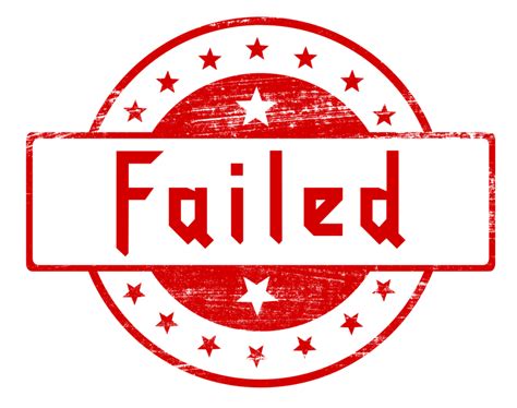 Fail Stamp Png Transparent Background Images