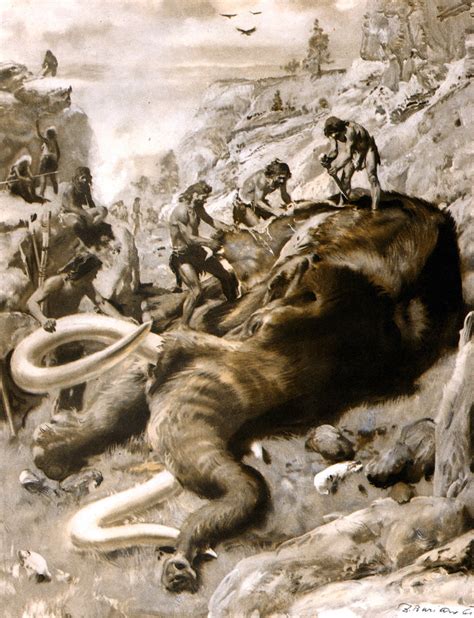 Deadmammothbyzdenekburian1961 A Book Of Mammoths V Flickr