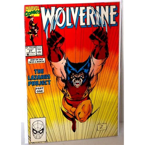Lot Marvel Comics Wolverine 27 July 1990
