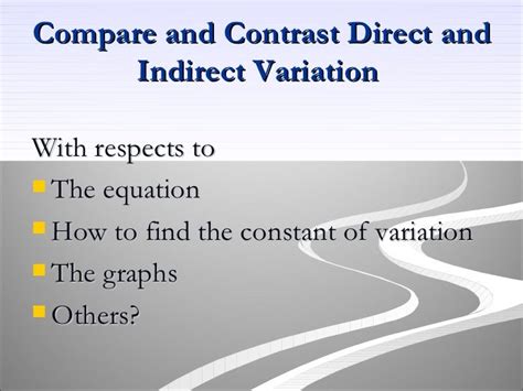 Indirect Variation Notes