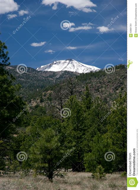 Humphreys Peak The Highest Point In Arizona Stock Image Image Of