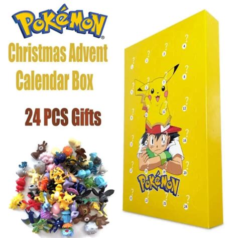 24 Pcs Pokemon Advent Calendar 2023 Version Hot Sale Christmas T