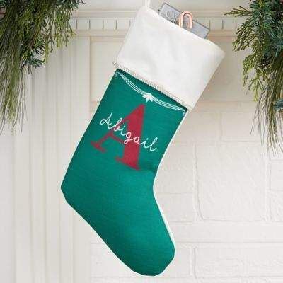 Personalizationmall My Name Monogram Personalized Christmas Stocking