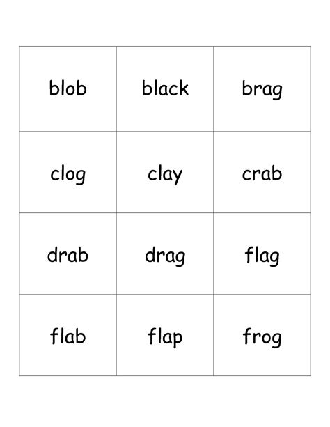 Free Printable Phonics Flashcards With Pictures Free Printable
