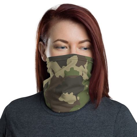 Woodland Camo Face Mask Camouflage Cloth Face Mask Jungle Etsy
