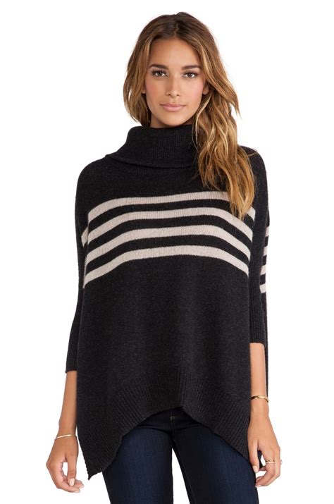 360 Sweater Adrianna Sweater In Cinder And Sable Stripe Revolve