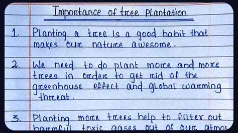 Importance Of Tree Plantation Essay In English Essay On Importance Of