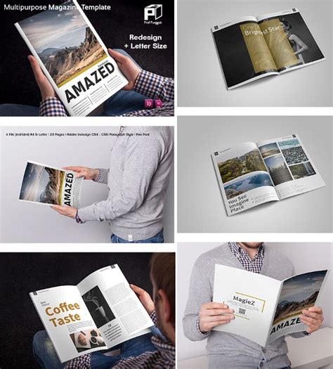 40 Creative Magazine Print Layout Templates For Free Word Pages