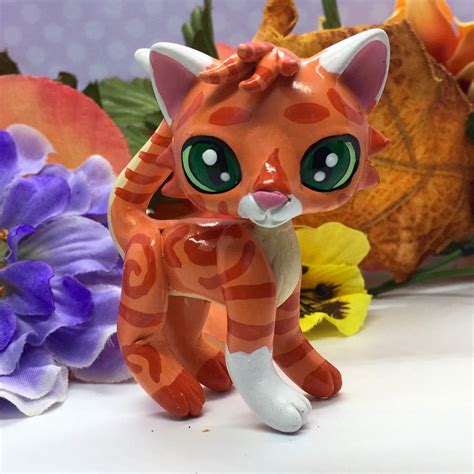Littlest Pet Shop Cute Firestar Warrior Cats Ooak Custom Etsy