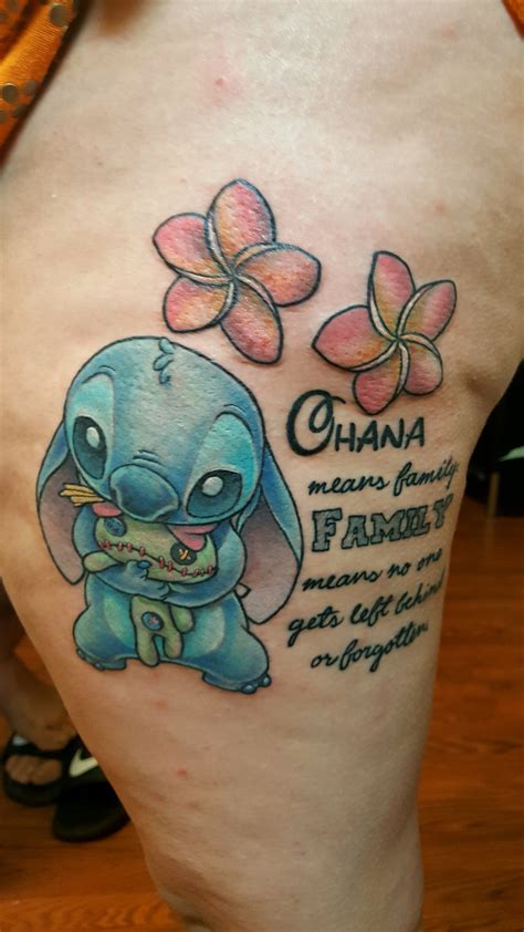 Lilo And Stitch Ohana Tattoo Ohana Tattoo Als Symbol Fur Familie Und