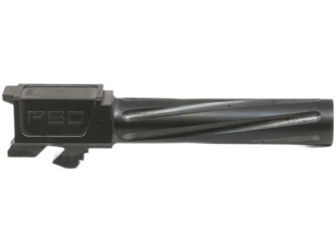 Polymer80 Barrel Glock 19 9mm Luger Gen 1 2 3 4 5 Fluted Ss Black Dlc