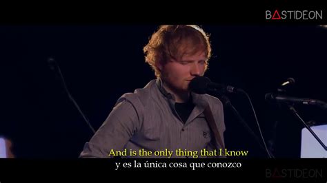 ed sheeran photograph  espanol lyrics youtube