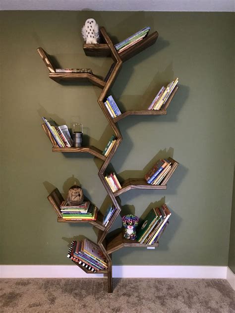 Complete Plans To Build This Amazing Tree Bookshelf Woodworking