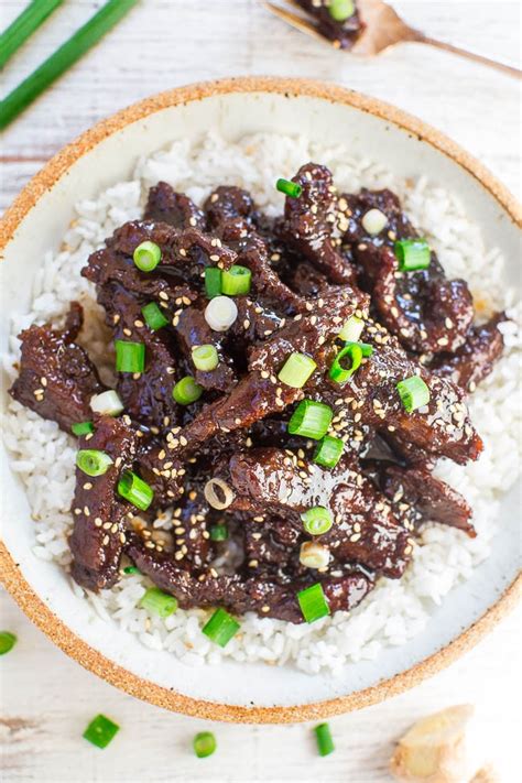 Loaded with asian flavors and ready in a flash, this recipe features ever since i stopped working in the us, i've definitely missed some of my favorite dishes from places like pf chang's. P.F. Chang's Mongolian Beef (Copycat Recipe) | Brandi ...