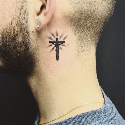 Back Neck Cross Tattoos For Men Best Tattoo Ideas