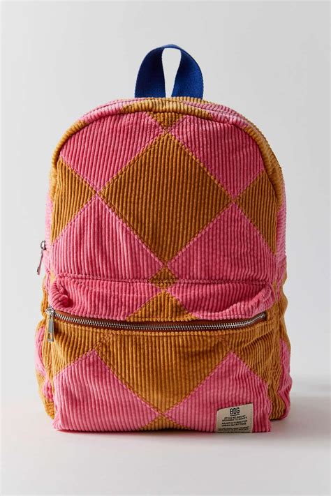 Bdg Patchwork Corduroy Backpack In Pink Lyst