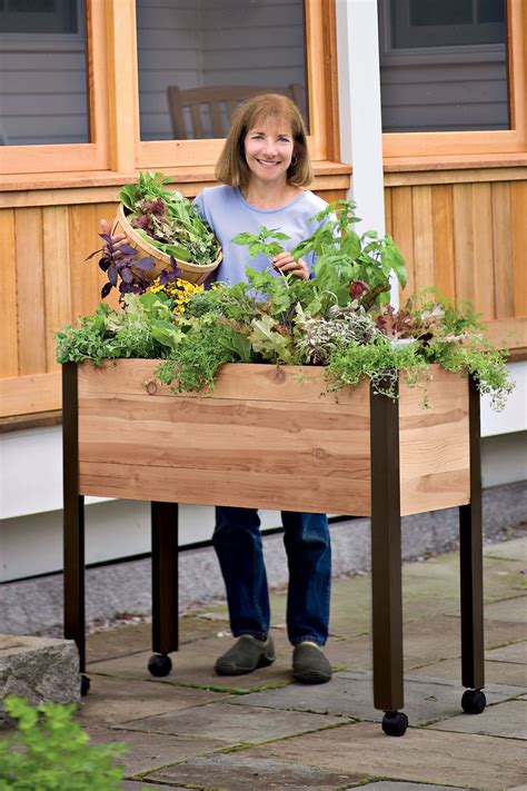 How To Make A Raised Flower Bed With Legs