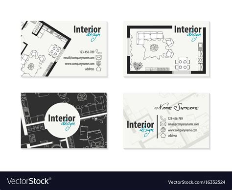 Trends For Modern Interior Design Business Cards Wallpaper
