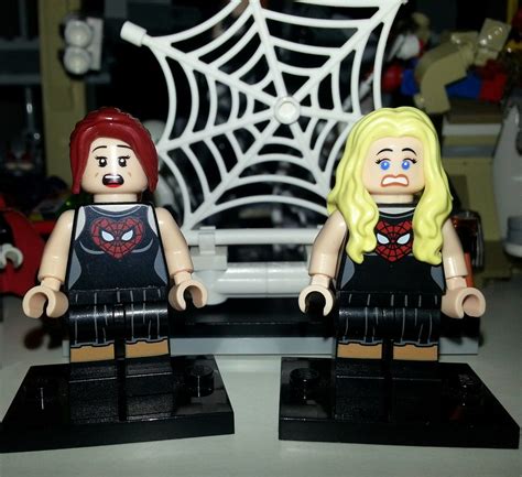 Lego Mary Jane Watson And Gwen Stacy Spideys Biggest Fan Flickr