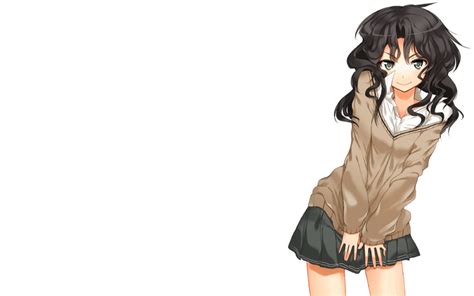 Safebooru Amagami Black Hair Chr Gray Eyes Long Hair Seifuku Skirt