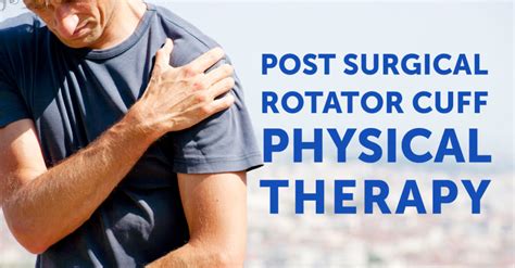 Post Surgical Rotator Cuff Tear Therapy Ptandme