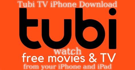 You can watch movies online for free without registration. Tubi TV iPhone ( Download ) watch movies, documentaries ...