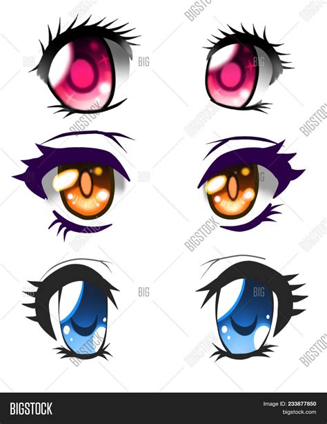 Images Of Cool Anime Eyes Colored