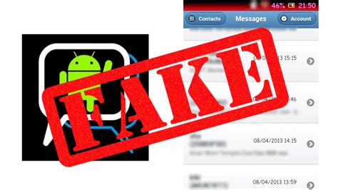 aplicación falsa de blackberry messenger para android aparece