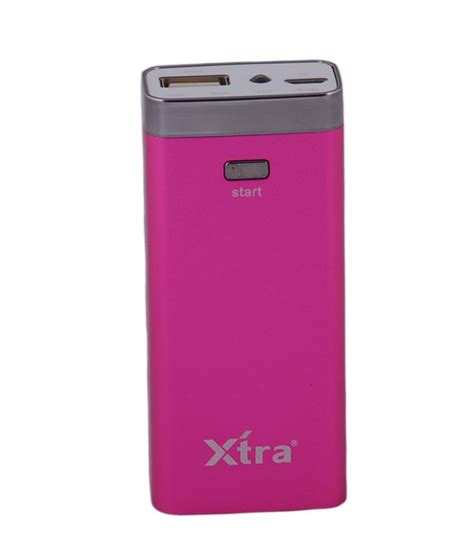 Xtra 5200mah Metallic Power Bank Lightning Portable Charger With