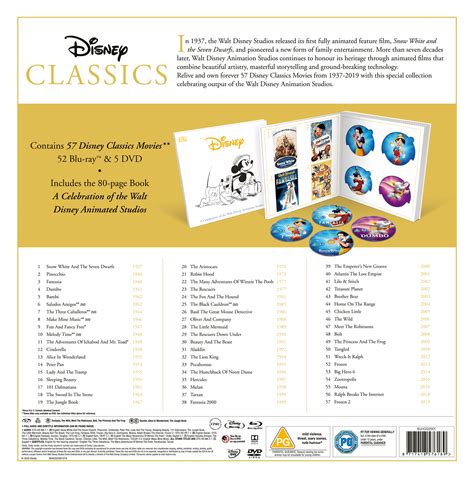 Disney Classics Complete 57 Movie Collection Blu Ray Box Set Free Shipping Over £20 Hmv Store