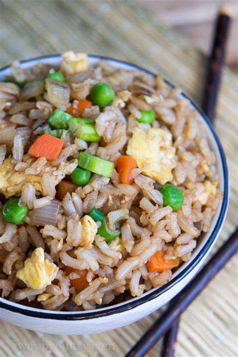 Quick And Easy Brown Fried Rice I Wash You Dry
