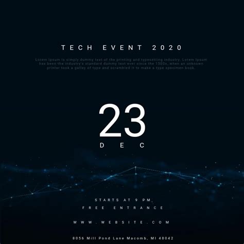 Copia De Tech Event Postermywall