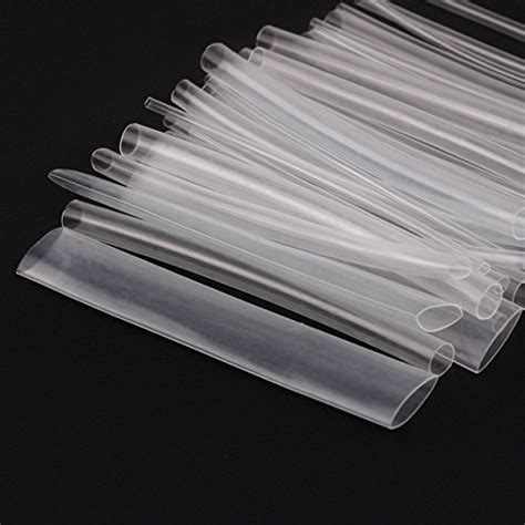 200pcs Clear Heat Shrink Tubing Sopoby Wire Wrap Cable Sleeves