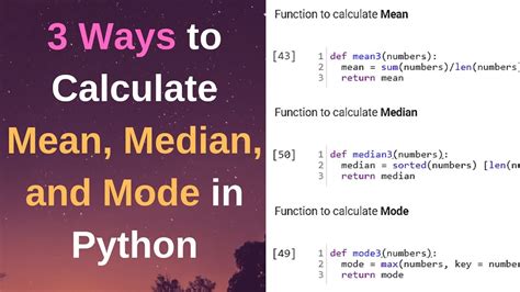 How To Find Mode Median Mean Loudrom