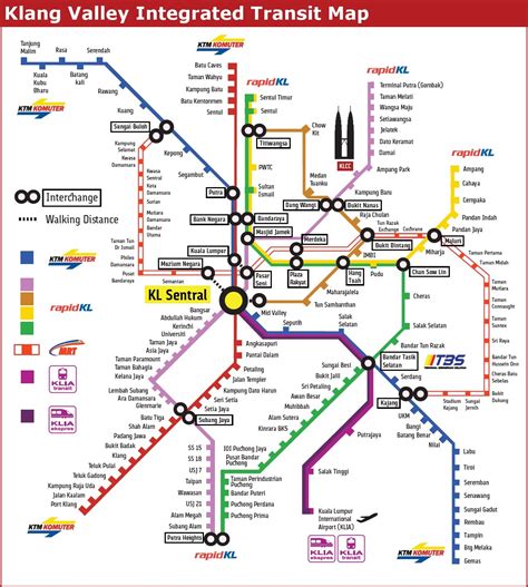 Train subway mrt lrt metro map kuala lumpur malaysia klang valley. 馬來西亞吉隆坡捷運地鐵路線圖下載Kuala Lumpur(KL)MRT LRT Train Map,Klang ...