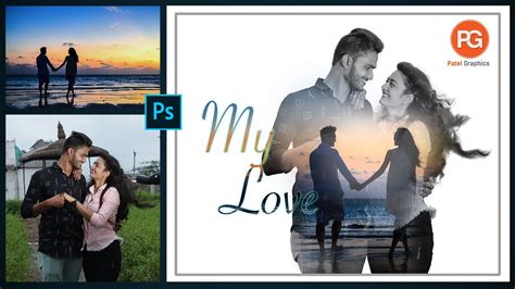 How To Edit Couple Photos In Photoshop Tutorial Double Exposure