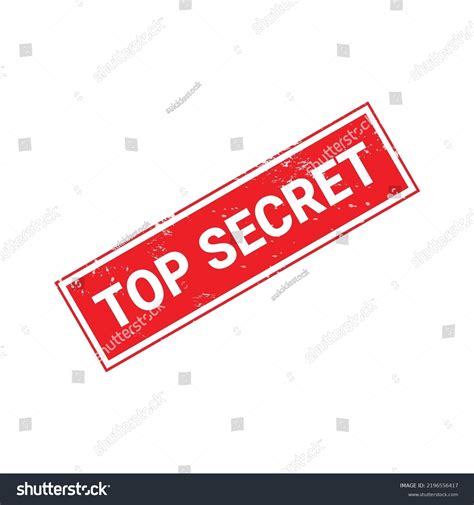 Top Secret Rubber Stamp Canceled Logo Stock Vector Royalty Free