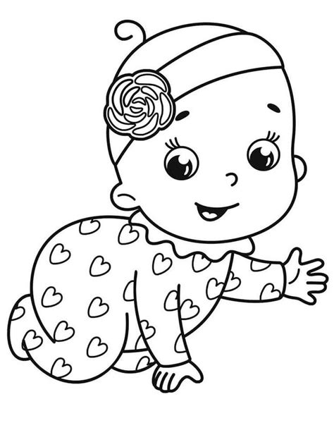 45 Desenhos De Bebê Para Imprimir E Colorirpintar