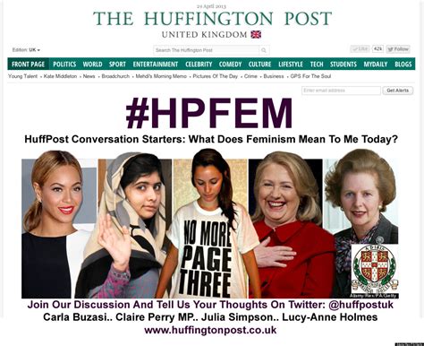 Huffpost Conversation Starters What Does Feminism Mean To Me Poll
