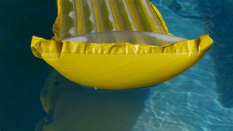 Yellow Raft Swimming Pool Free Stock Photo Public Domain Pictures