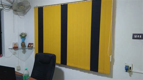 Multicolor Pvc Vertical Window Blinds For Office Size Customzsed At