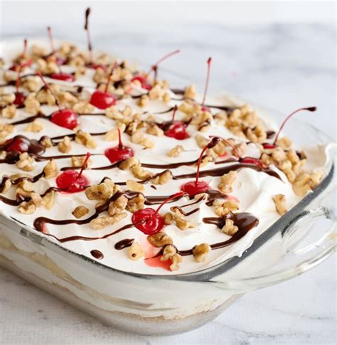 All Time Top Banana Split Pudding Dessert Easy Recipes To Make At Home