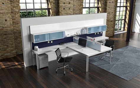 Linear Modern Office Workstations Aluminum Anodized Idfdesign