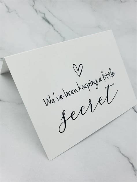 we ve been keeping a secret card pregnancy announcement etsy