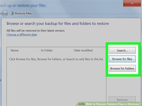 If you're using windows 8.1 or windows 8. How to Recover Deleted Files in Windows 7 (with Pictures)
