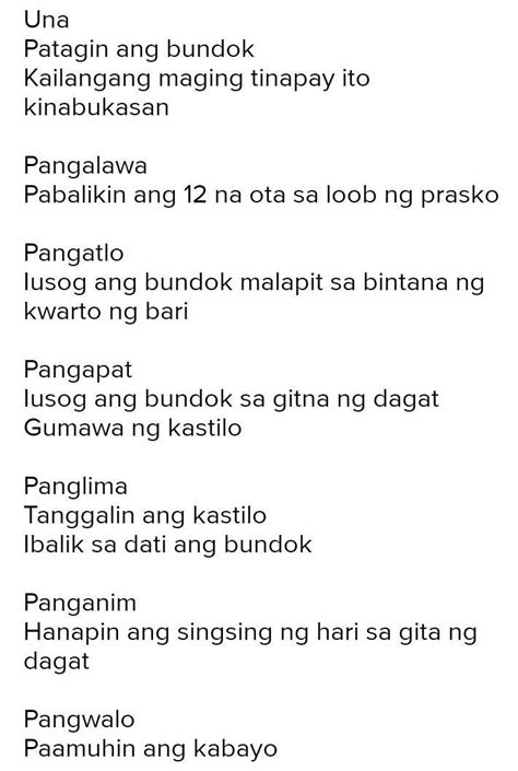 ano ang pitong pagsubok na hinaharap nina don juan at donya maria mula sa kay haring salermo